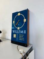 Vintage Willem II Sigaren Reclame Klok, Antiek en Kunst, Antiek | Klokken, Ophalen