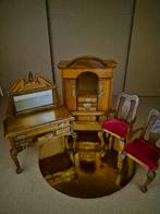 Brocante Poppenhuis Set - Perfecte Staat, Verzamelen, Poppenhuizen en Toebehoren, Ophalen of Verzenden, Zo goed als nieuw, Poppenhuis