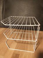 Wit Bordenrek - 25x25,5x20cm, Huis en Inrichting, Keuken | Keukenbenodigdheden, Ophalen of Verzenden