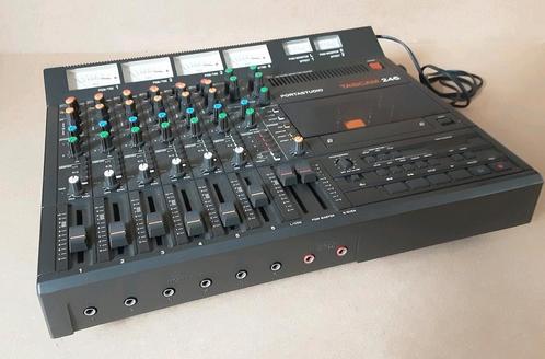 Tascam 246, vintage 4-sporen cassettebandrecorder., Muziek en Instrumenten, Mengpanelen, Gebruikt, Ophalen