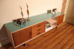 Industriëel design dressoir / vintage tv meubel - lp meubel, 150 tot 200 cm, Nieuw, Vintage industriëel, Ophalen of Verzenden