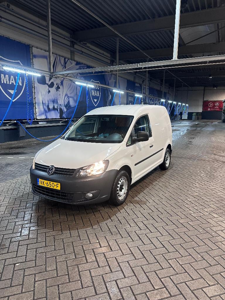 Volkswagen Caddy 2.0 80KW 2014, Auto's, Bestelauto's, Voorwielaandrijving, Euro 5, Stof, Parkeersensor