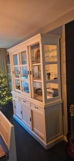 Mooie buffetkast met glazen schuifdeuren, Huis en Inrichting, Kasten | Buffetkasten, Ophalen, Gebruikt, 200 cm of meer, 150 tot 200 cm