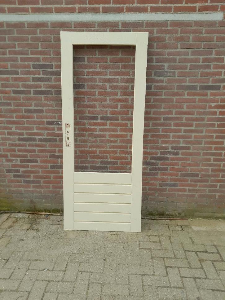 Hardhouten buitendeuren nieuw (nr114), Doe-het-zelf en Verbouw, Deuren en Horren, Nieuw, Buitendeur, 200 tot 215 cm, Hout, Ophalen
