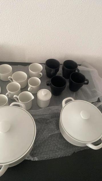 Arzberg wit porselein servies – vintage – compleet beschikbaar voor biedingen