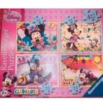 Minnie mouse puzzel 4 stuks, Ophalen of Verzenden