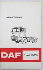 Daf F 1600 instructieboekje 5-1971, Ophalen of Verzenden