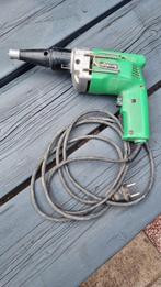 Hitachi gipsplaatschroefmachine 230V, Ophalen of Verzenden, Gebruikt, 600 watt of meer, Boor- en Schroefmachine