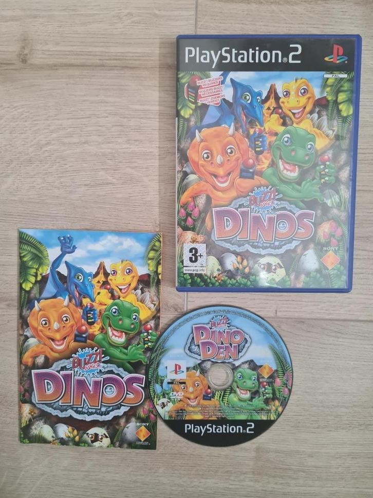 Buzz Junior Dinos voor PlayStation 2 / PS2, Spelcomputers en Games, Games | Sony PlayStation 2, Zo goed als nieuw, Muziek, 1 speler