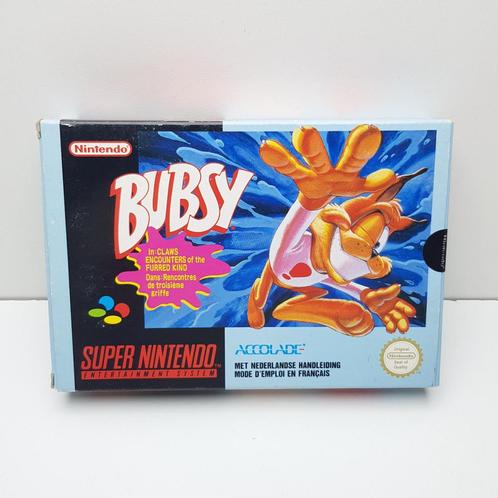 🐾 Bubsy – SNES 🐾, Spelcomputers en Games, Games | Nintendo Super NES, Zo goed als nieuw