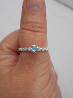 Zilveren stapelring Spinning maat 17.5 nr.1469, Sieraden, Tassen en Uiterlijk, Verzenden, Zo goed als nieuw, 17 tot 18, Dame