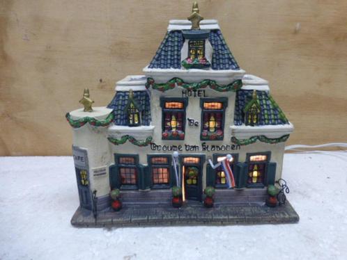 dickensville elfsteden Stavoren hotel kerstdorp kersthuisjes, Diversen, Kerst, Zo goed als nieuw, Ophalen of Verzenden