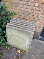 6 betontegels 60x60 cm - Terrastegels, Tuin en Terras, Tegels en Klinkers, Ophalen, Gebruikt, Minder dan 5 m², Beton