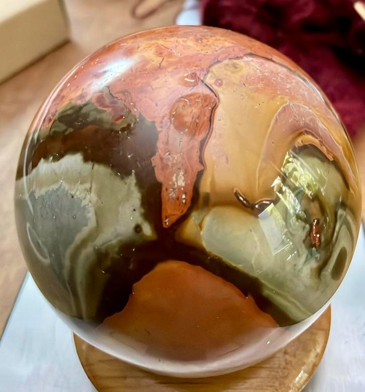 Woestijnjaspis / Koninklijke Savanna Jaspis – uit Madagaskar, Sieraden, Tassen en Uiterlijk, Edelstenen, Zo goed als nieuw, Ophalen