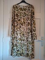 CARTOON jurk met groen/beige aquarel print - maat 44, Anneonline, Steenbergen, Beige, Maat 42/44 (L)