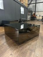 ACTIE LUXE SPIEGEL SALONTAFEL GRIJS SEPIA NIEUW IN DOOS, Nieuw, Glas, Minder dan 50 cm, Rechthoekig