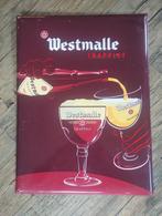 Westmalle Trappist bier reclamebord, Ophalen of Verzenden, Gebruikt, Reclamebord, Plaat of Schild, Overige merken