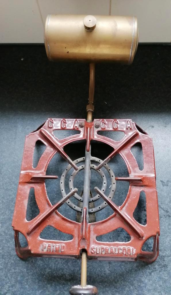 Antieke spiritus brander fornuisje, Caravans en Kamperen, Kampeergereedschap, Ophalen of Verzenden