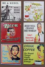 Onderzetters, beer,alcohol, coffee,GRATIS HOUDER, Ophalen of Verzenden, Nieuw