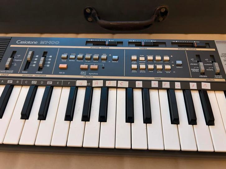 Casio MT-100 Vintage Keyboard, Muziek en Instrumenten, Keyboards, Gebruikt, Overige aantallen, Casio, Ophalen