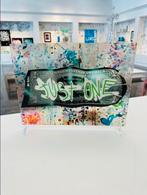 karl lagasse one dollar just one green, Antiek en Kunst, Kunst | Schilderijen | Modern, Ophalen of Verzenden