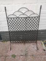 Smeedijzeren haardscherm open haard, Ophalen, Gebruikt, Inbouwhaard, Houthaard