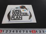 sticker OPEL winterplan, Ophalen, Zo goed als nieuw, Bedrijf of Vereniging