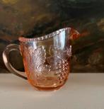 Rose glazen kannetje, antiek persglas, Ophalen of Verzenden