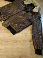 Supergaaf vintage leren Pall Mall piloten jack!, Bruin, Pall Mall PME Legend, Maat 56/58 (XL), Ophalen of Verzenden