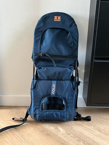 MiniMeis Schouderdrager Blauw/Zwart inclusief rugzak beschikbaar voor biedingen