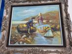 Echt schilderij watertafereel.DALEN,DRENTHE, Antiek en Kunst, Kunst | Schilderijen | Klassiek, Ophalen of Verzenden