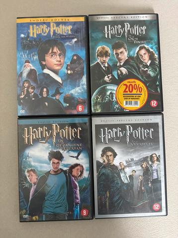 Harry Potter DVD Boxset (4 Films) beschikbaar voor biedingen