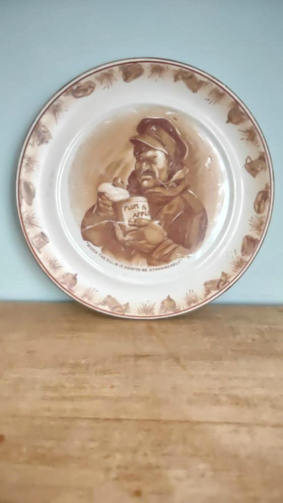 2 Bairnsfather Ware Grimwades WWI Herdenkingsborden, Antiek en Kunst, Antiek | Wandborden en Tegels, Ophalen of Verzenden