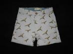Super toffe licht blauwe vogel short van ZARA mt 104., Broek, Gebruikt, Verzenden, Zara