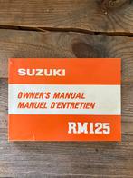 Suzuki RM125 Handleiding, Ophalen of Verzenden, Suzuki
