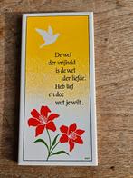 Tegel met Bijbelse Tekst - De Wet der Vrijheid, Antiek en Kunst, Ophalen of Verzenden