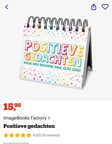 Positieve gedachten voor elke dag! beschikbaar voor biedingen