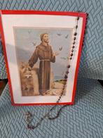 Prent van de heilige Sint Franciscus met rozenkrans, Ophalen