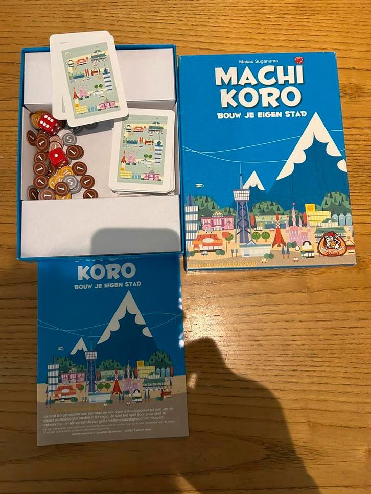 Machi Koro, Hobby en Vrije tijd, Gezelschapsspellen | Bordspellen, Zo goed als nieuw, Ophalen of Verzenden