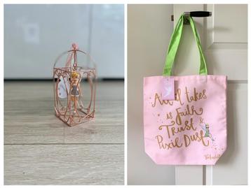 Disney Tinkerbell in lantaarn kooi lamp kerst ornament & tas beschikbaar voor biedingen