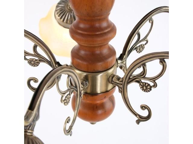 Klassieke stijl hanglamp, Huis en Inrichting, Lampen | Hanglampen, Nieuw, Hout, Ophalen of Verzenden