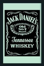 Jack Daniels Tennessee whiskey reclame spiegel wanddeco, Reclamebord, Info@deconoord.nl, Deco Noord, Nieuw
