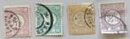 Nederland 1921 NVPH 30b-33A gest, Ophalen of Verzenden, T/m 1940, Gestempeld
