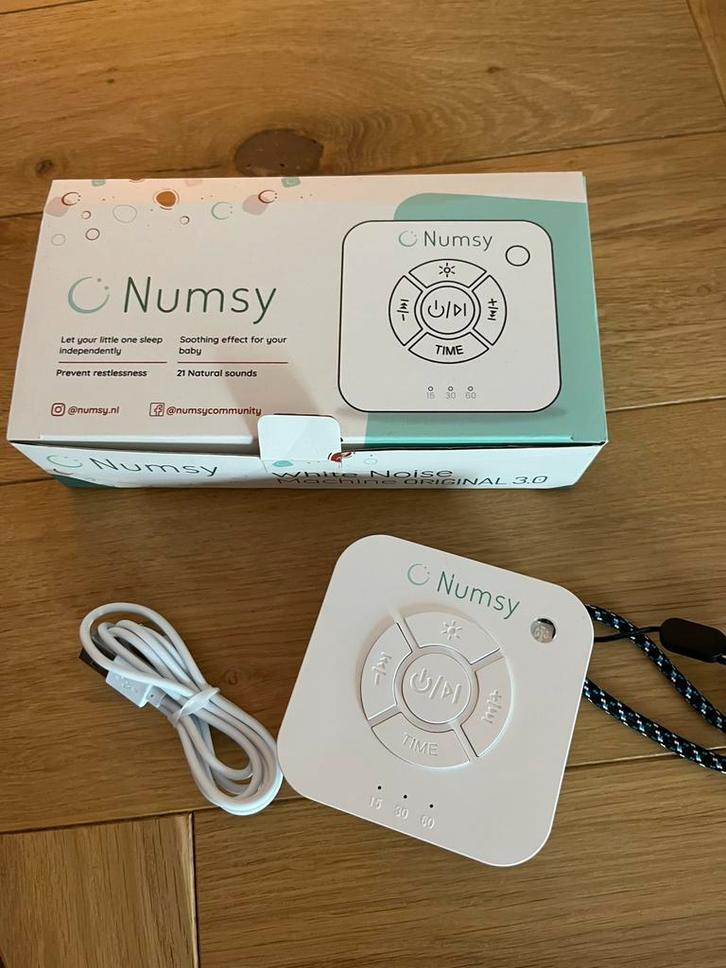 Numsy (geruisloze box), Kinderen en Baby's, Babyfoons, Zo goed als nieuw, 250 meter of meer, Ophalen of Verzenden