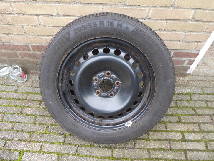 4 Continental 205/55 R16H Winterbanden type TS 850 op velg, Auto diversen, Overige Auto diversen, Ophalen