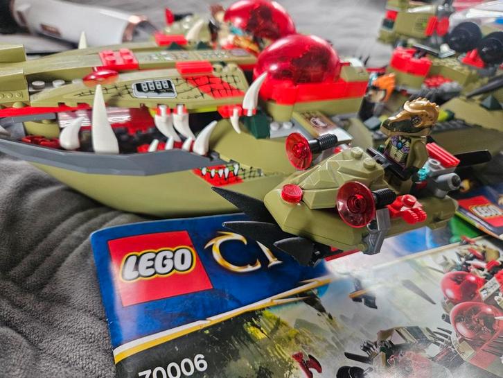 Lego Chima 70006 Cragger's Commandoschip Compleet, Kinderen en Baby's, Speelgoed | Duplo en Lego, Gebruikt, Lego, Complete set