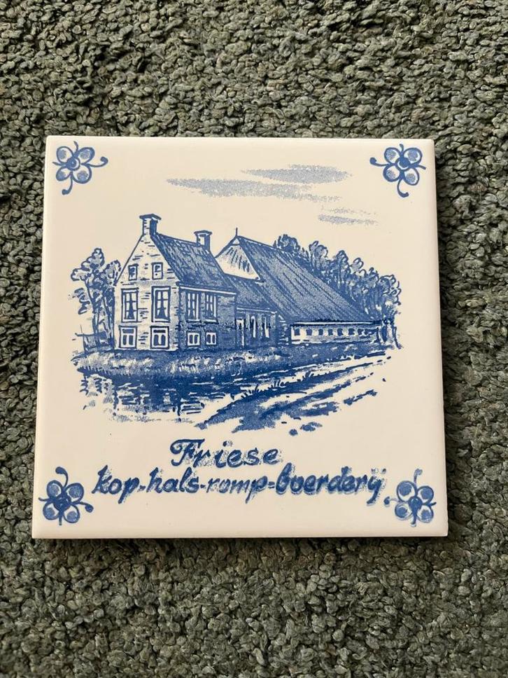 Delfts Blauw Tegeltje, Antiek en Kunst, Antiek | Wandborden en Tegels, Ophalen of Verzenden