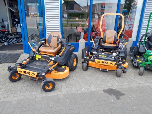 Scag zeroturn maaiers, Tuin en Terras, Zitmaaiers, Nieuw, 120 cm of meer, Elektrische starter, Mulchfunctie, Ophalen of Verzenden
