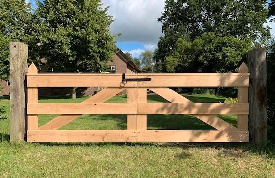 Poorten op maat - betrouwbaar & betalen bij ophalen, Tuin en Terras, Tuinpoorten, Nieuw, Draaipoort, Hout, 150 tot 200 cm, 200 cm of meer