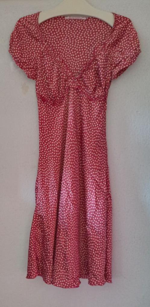 Nolita jurk zijde zijden jurk M, Kleding | Dames, Jurken, Zo goed als nieuw, Maat 38/40 (M), Rood, Onder de knie, Ophalen of Verzenden